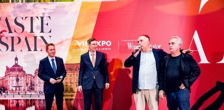 Notariado de Ferrán Adrià y José Andrés sobre la altísima calidad del vino español