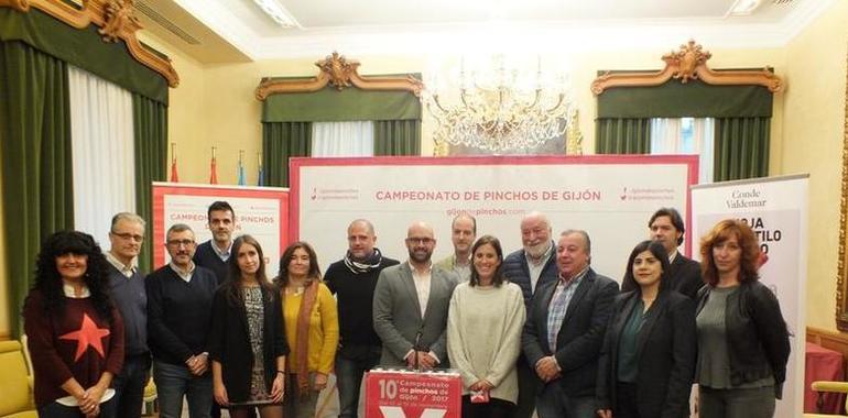 Gijón abre edición del campeonato de pinchos 